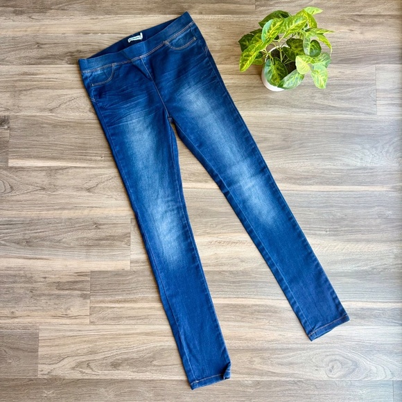 Stradivarius Dark Wash Stretch Jeggings Skinny Fit Size 6 - Picture 2 of 13